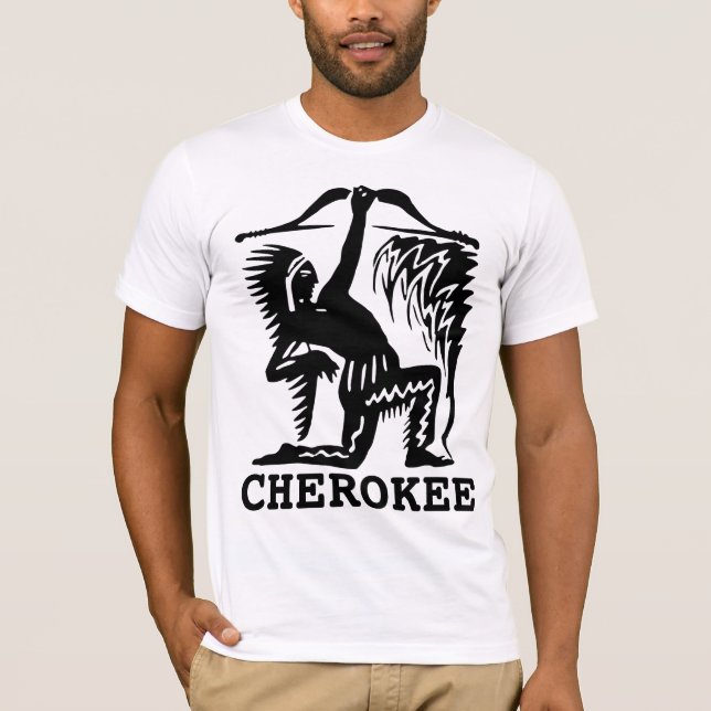 CHEROKEE INDIAN T-SHIRTS TEE - SHIRTS (Devant)