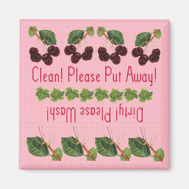 Cherries dishwasher magnet (Devant)
