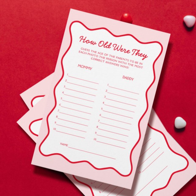 Cherry Baby shower Devine Le Jeu De L'Âge (Créateur téléchargé)