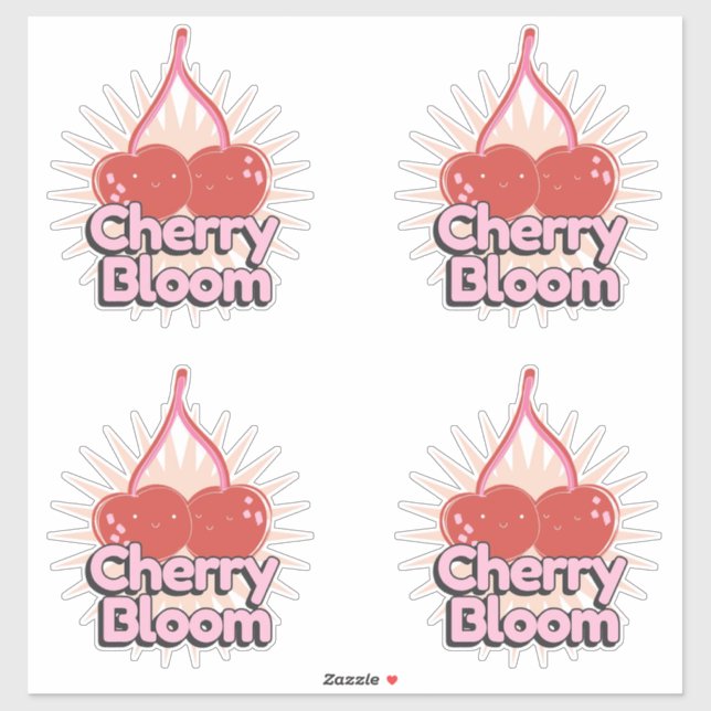 Cherry Bloom Sticker (Feuille)