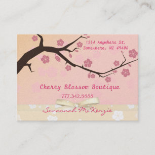 Cherry Blossom Boutique Cartes de visite