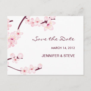 Cherry Blossom Enregistrer La Carte Date