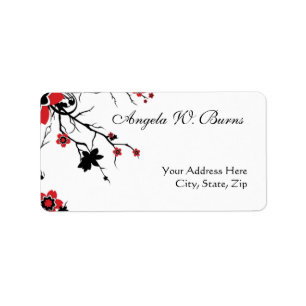 Cherry Blossom Étiquettes de adresse personnalisés