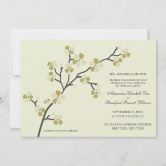 Cherry Blossom Faire-part de mariage moderne :oliv