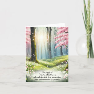 Cherry Blossom Forêt Sympathie Merci