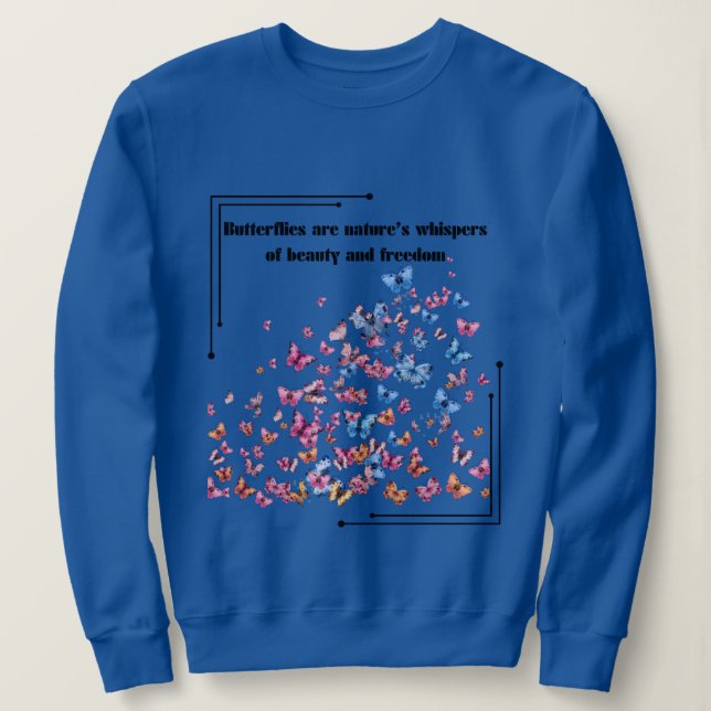 Cherry Blossom Freedom Sweatshirt (Design devant)