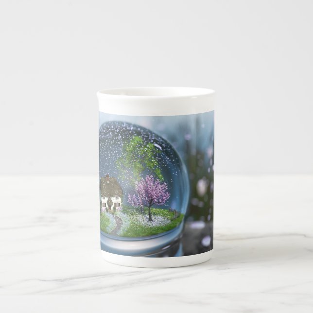 Cherry Blossom Globe Spécial Mug (Devant)