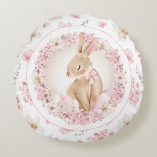 CHERRY BLOSSOM MOTIF EASTER ROUND COUSSIN