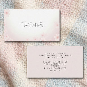 Cherry Blossom Rose Les Détails Carte De Boîtier