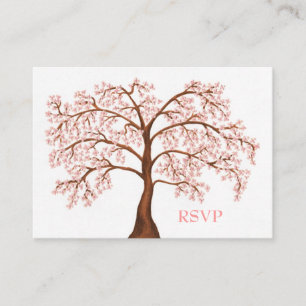 Cherry Blossom Sakura Pearl Wedl Cartes RSVP