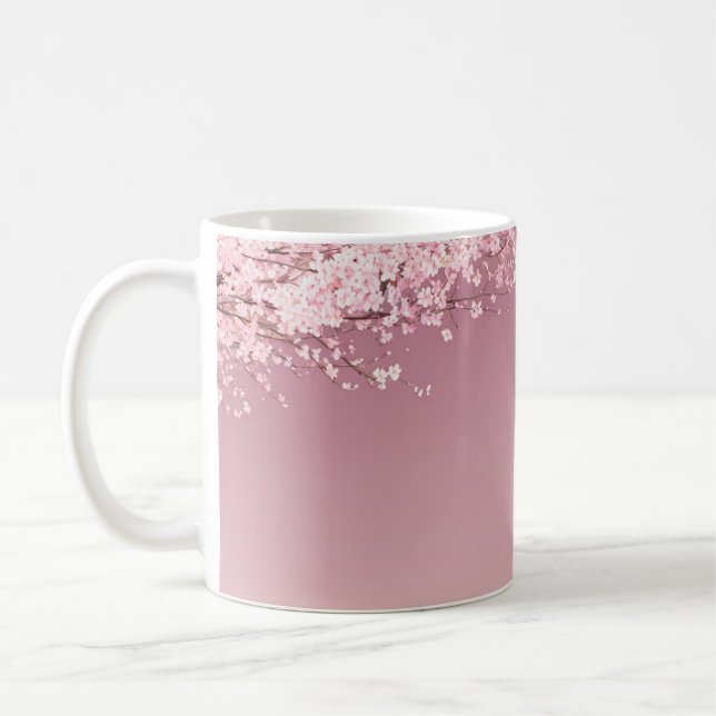 Cherry Blossom Spring Mug - Japanese Elegance (Gauche)