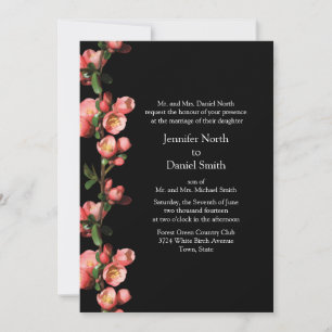 Cherry Blossoms Custom Wedding Invitations