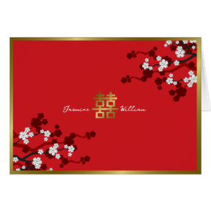 Cherry Blossoms double bonheur Mariage chinois