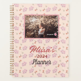 Cherry Blossoms Rose Ajouter Nom Et Année Planific