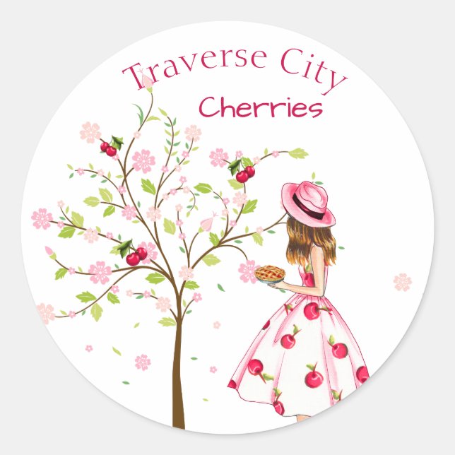 Cherry Canning Étiquette (Devant)