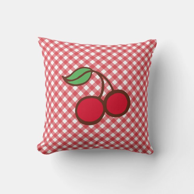 Cherry En vichy Coussin (Recto)