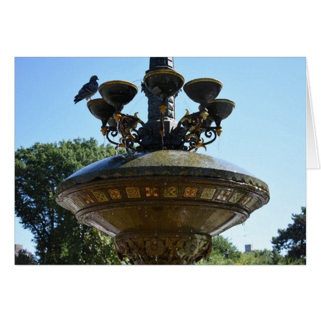 Cherry Hill Fountain Central Park Photographie NYC (Devant horizontal)