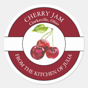 Cherry Jam Étiquette