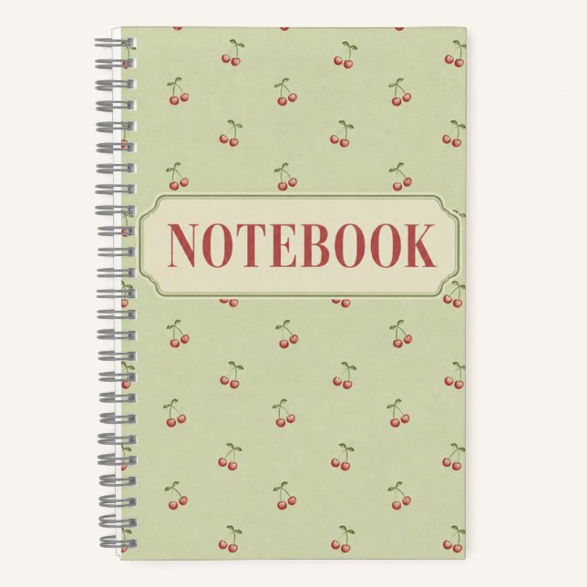Cherry Notebook – Dotted Journal (Recto)