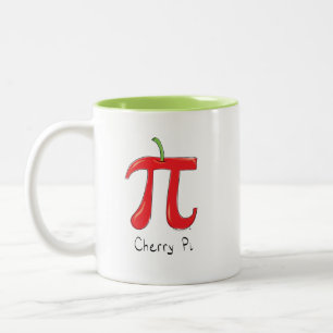 Cherry Pi Cute Math Pi Day Café Mug