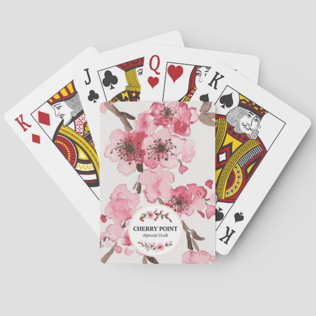 CHERRY POINT SPOUSE CLUB CARTES DE JEU (dos)