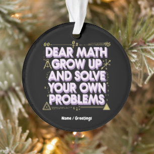 Chers maths, grandissez et résolvez vos propres pr