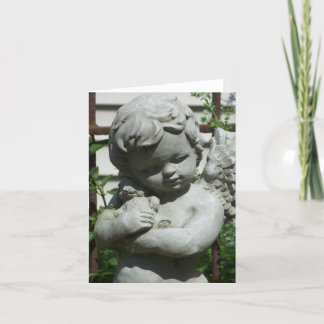 cherub ange closeup carte pour notes