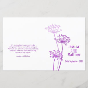 Chervil graphique fleurs violettes Programme de ma