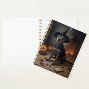 Chesapeake Bay Terrier Citrouille Halloween effray