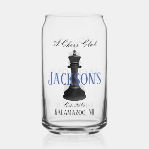 Chess Club w Classic King Dessin Verre Bière