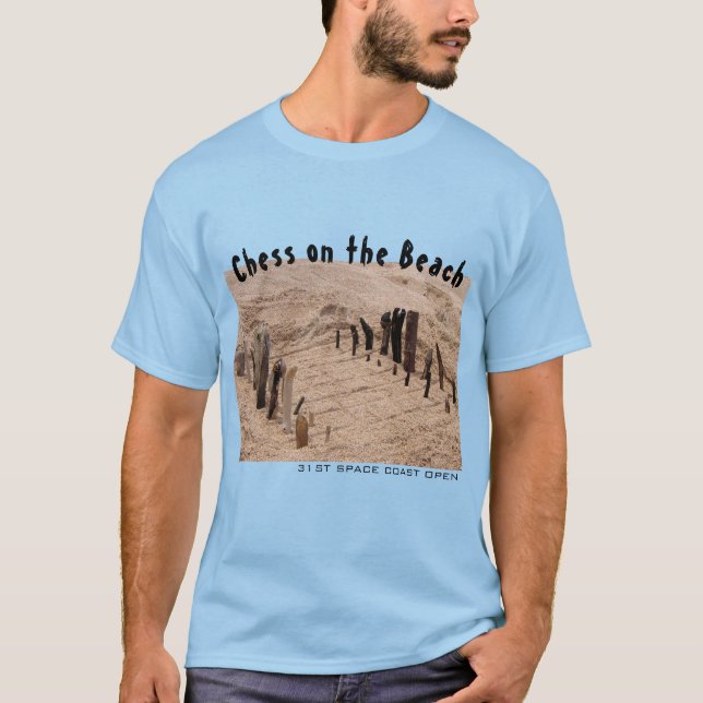 Chess sur la plage 31ème T-Shirt Clair SCO (Devant)