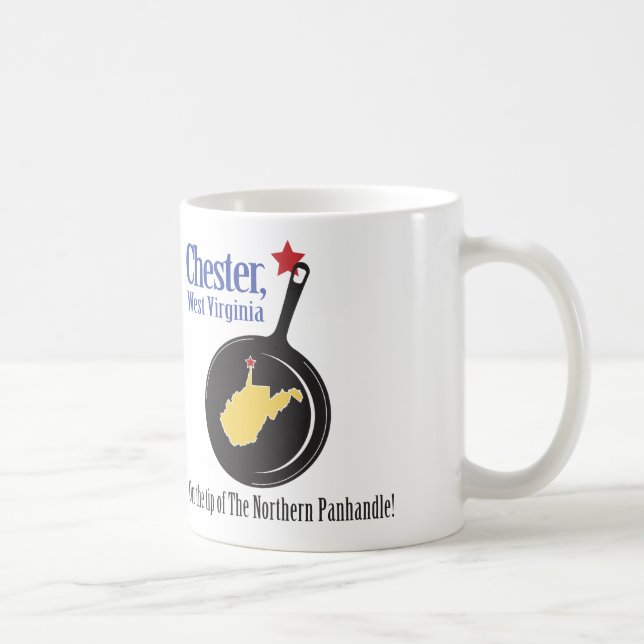 Chester, Virginie-Occidentale (WV) Mug (Droite)