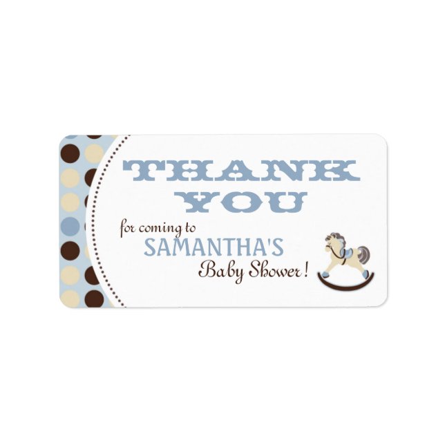 Cheval à rocher garçon TY Étiquette B (Devant)