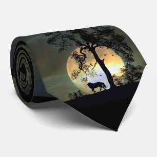 Cheval amusant et Cravate de lune