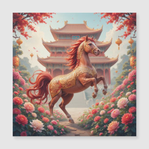 Cheval année de Chine 