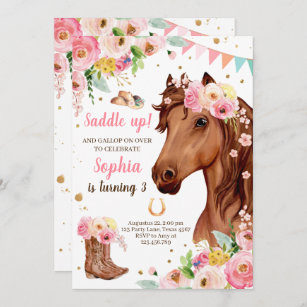 Cheval Invitations Faire Part Zazzle