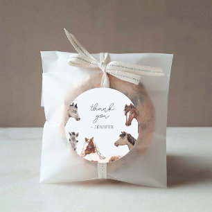 Cheval Anniversaire Merci Traiter Étiquette