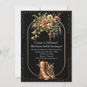 Cheval Anniversaire Trail Ride Invitation