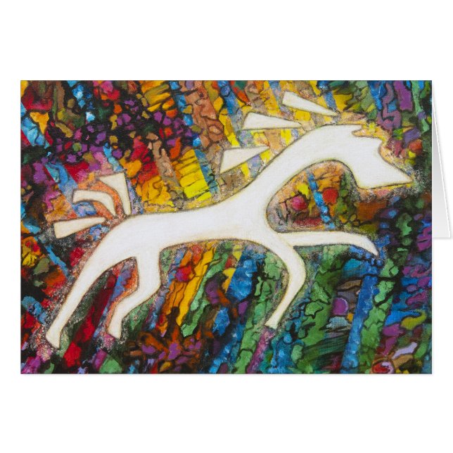 Cheval blanc (Devant horizontal)