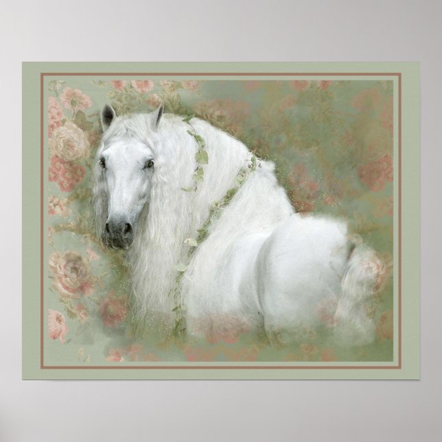 Cheval Blanc - Affiche (Devant)