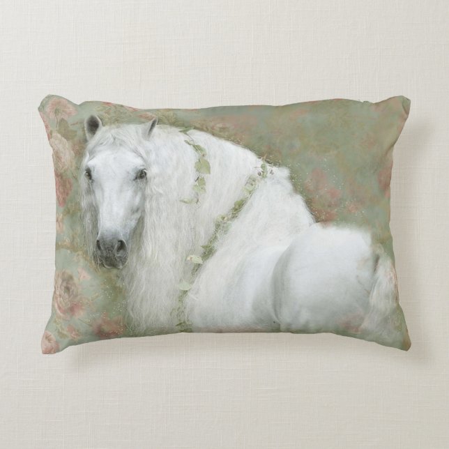 Cheval blanc - Coussin (Devant)