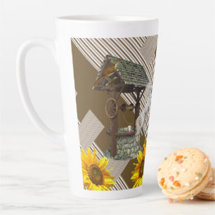 Cheval blanc de la Mug latte de la bande de tourne