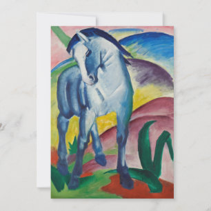 Cheval bleu de Franz Marc, Beaux-arts vintage