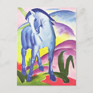 Cheval bleu I de Franz Marc Carte postale