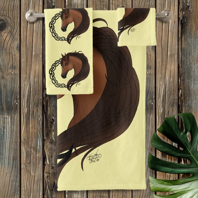 Cheval Brown celtique Jaune (Créateur téléchargé)