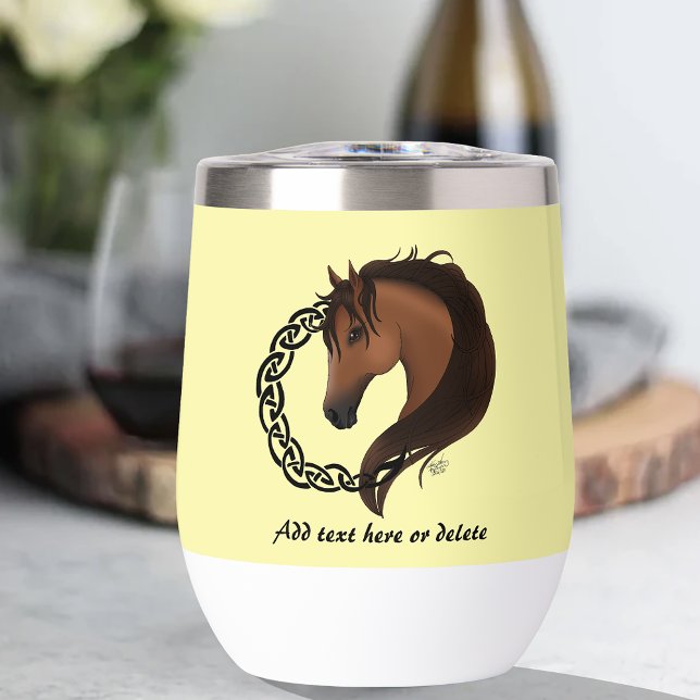 Cheval Brown celtique Jaune (Créateur téléchargé)