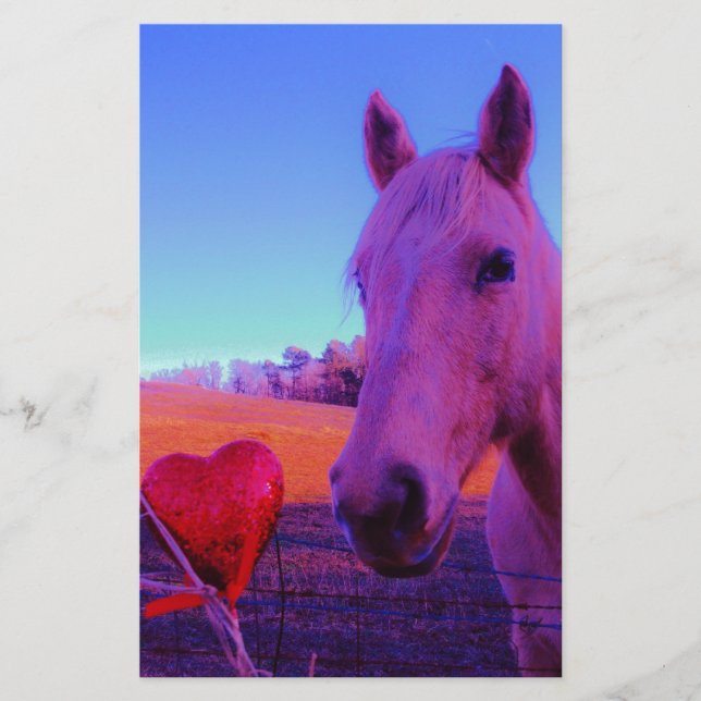 Cheval Brown et Coeur Rouge (Devant)