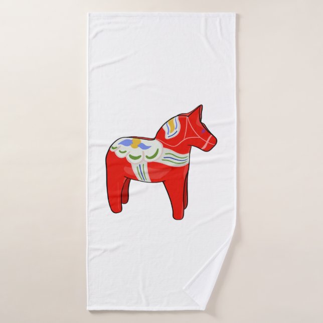 Cheval dalécarlien (Serviette de bain)