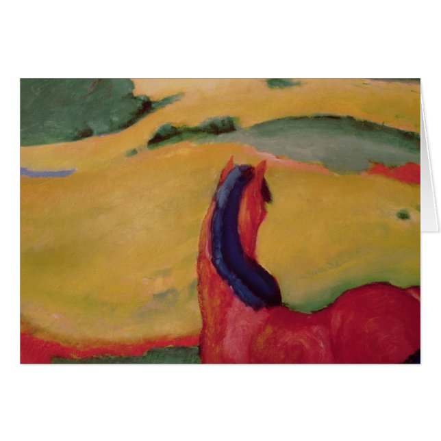 Cheval dans un paysage, 1910 (Devant horizontal)