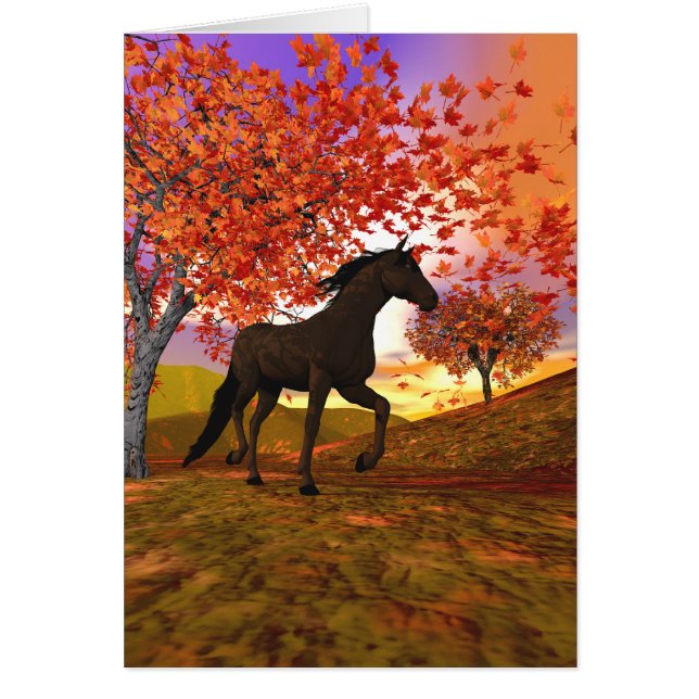 Cheval d'automne (Devant)